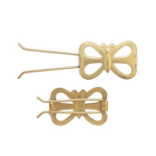 Butterfly Barrette - Item # SG3908W/W - Salvadore Tool & Findings, Inc.